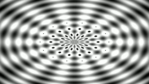 Concentric Ripple Wave Pattern Abstract Motion Graphic Loop | Energy Backgrou Stockbeeldmateriaal 336889056