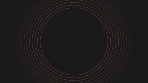 Concentric ripples of light weaving through infinite darkness Vidéo 335255917
