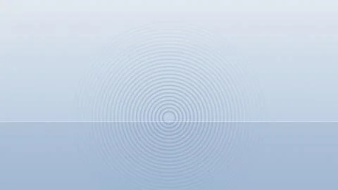 Concentric ripples pattern created by a water drop impact on a smooth surface 스톡 일러스트