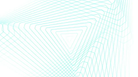 Concentric shapes and waves interference animation. Animated abstract background Stock Footage 156800185