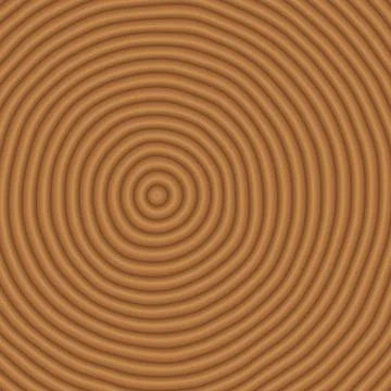 Concentric spiral pattern abstract design with warm gradient tones Stock Illustration