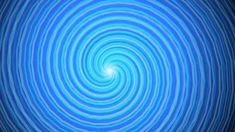 Concentric spiral pattern with alternating shades of blue and dark navy, ra.. 스톡 일러스트