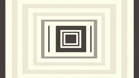 Concentric square border frame with copy space text overlay seamless loop h.. Stock Footage 341429115