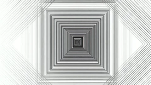 Concentric square line border frame with copy space, geometric abstract bac.. Video stock 341429124
