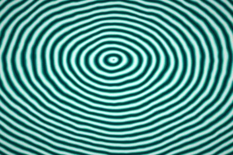 Concentric teal circles with wavy edges and a subtle grainy texture creatin.. イラスト素材