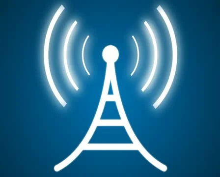 Concentric Wave loop from Communication tower 스톡 동영상 22419108