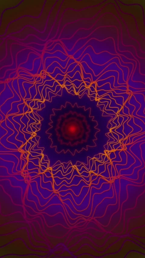 Concentric wavy line rings pulsating seamless loop motion background Stock Footage 347034254