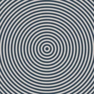 Concentric wavy lines background, optical illusion pattern Illustrazione stock