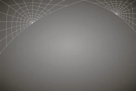 Concentric white web on a gray background Illustrazione stock