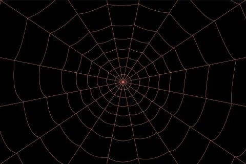 Concentric white web on a gray background Stock Illustration