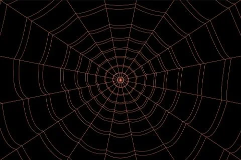 Concentric white web on a gray background Stock Illustration