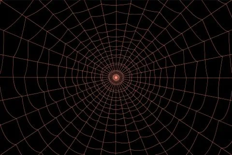 Concentric white web on a gray background Illustrazione stock