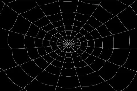 Concentric white web on a gray background Stock Illustration