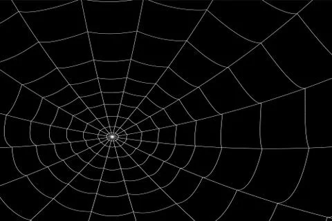 Concentric white web on a gray background Stock Illustration