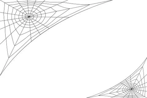 Concentric white web on a white background Stock-Illustration