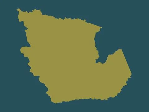 Concepcion, Paraguay. Solid color shape 스톡 일러스트