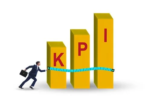 Concepg of key performance indicator Stock Photos