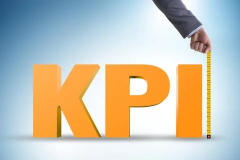 Concepg of key performance indicator Foto stock