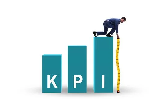 Concepg of key performance indicator 스톡 사진