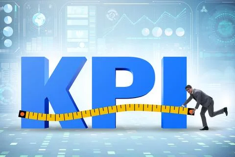 Concepg of key performance indicator Foto stock