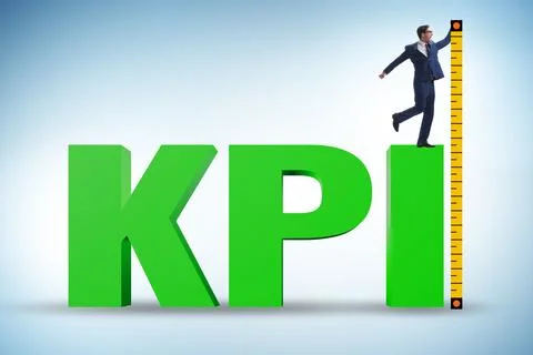 Concepg of key performance indicator Foto stock