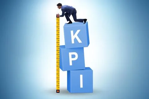 Concepg of key performance indicator Foto stock