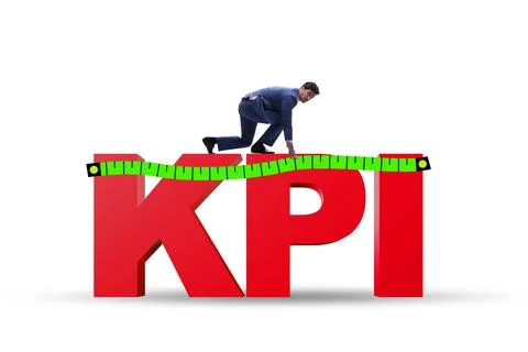 Concepg of key performance indicator 스톡 사진