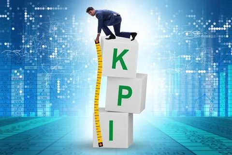 Concepg of key performance indicator Foto stock