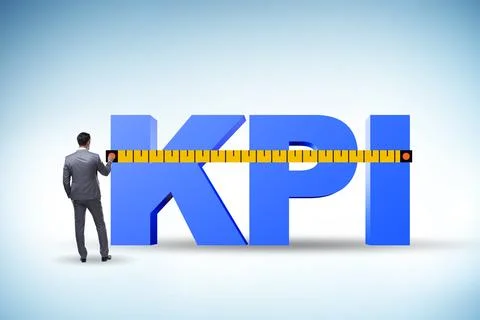 Concepg of key performance indicator Foto stock