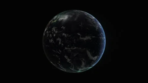 Concept 10-U1 View of the Realistic Planet Earth from Space Video stock 138921872