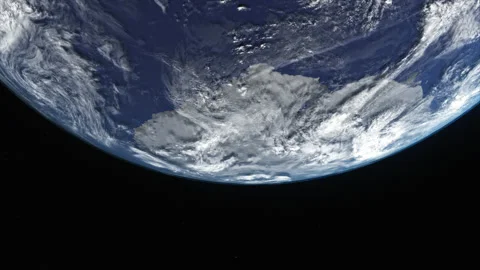 Concept 12-U1 View of the Realistic Planet Earth from Space Video stock 138937532