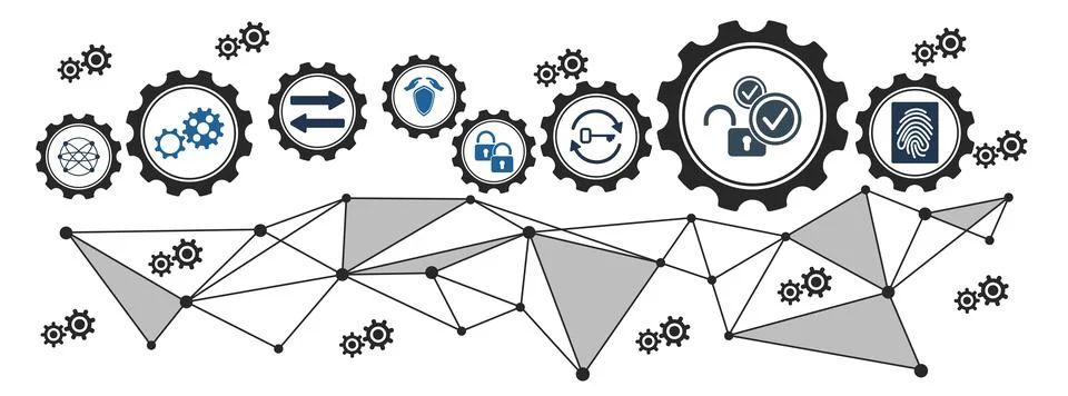Concept of 2fa Stock Illustration