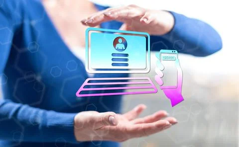 Concept of 2fa Stock Photos