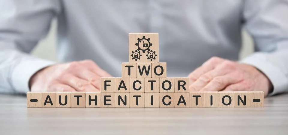 Concept of 2FA Stock Photos