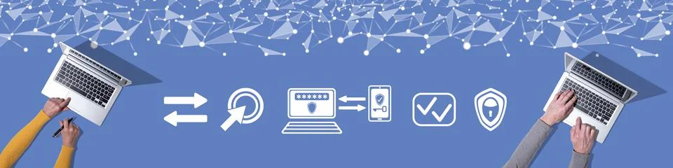 Concept of 2fa Stock Photos