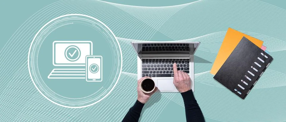 Concept of 2fa Stock Photos