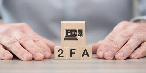 Concept of 2fa Stock Photos