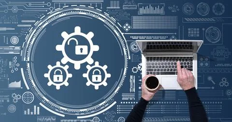 Concept of 2fa Stock Photos