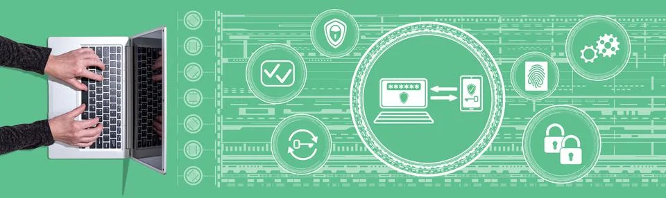 Concept of 2fa Stock Photos