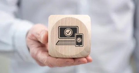 Concept of 2fa 写真素材