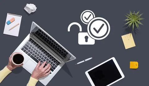 Concept of 2fa Stock Photos