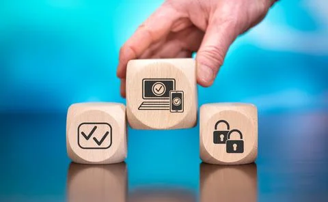 Concept of 2fa Stock Photos