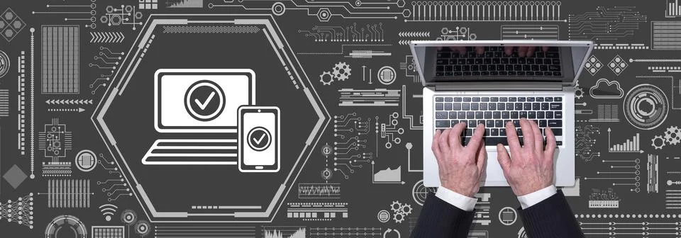 Concept of 2fa Stock Photos