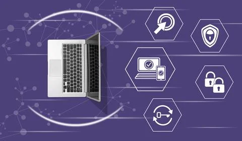 Concept of 2fa Stock Photos