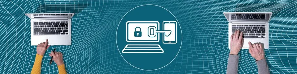 Concept of 2fa Stock Photos