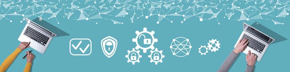 Concept of 2fa 写真素材