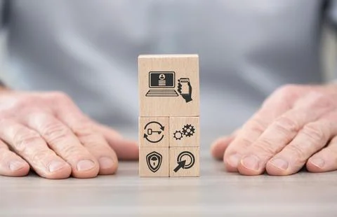 Concept of 2fa Foto stock