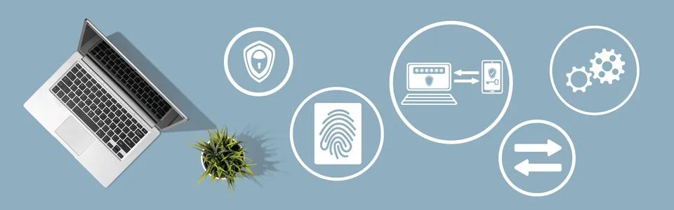 Concept of 2fa Stock Photos