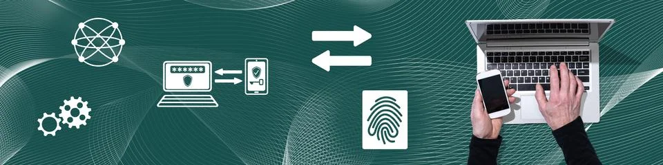 Concept of 2fa Stock Photos