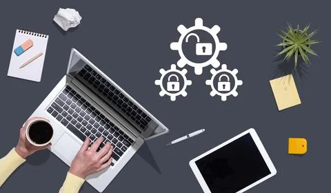 Concept of 2fa Stock Photos